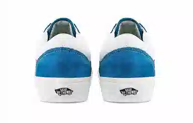 Vans Old Skool White Blue Red