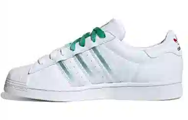 adidas Superstar White Green