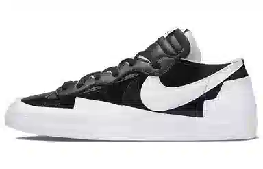 Sacai x Nike Blazer Low Black Patent Leather