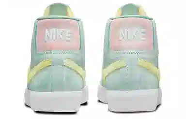 Nike Blazer Mid Green Yellow Pink