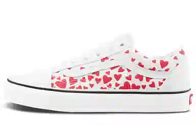Vans Old Skool Valentine's Day White Red