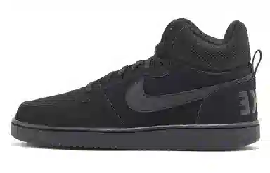 Nike Court Borough Mid Black