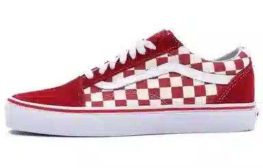 Vans Old Skool Checkerboard Racing Red