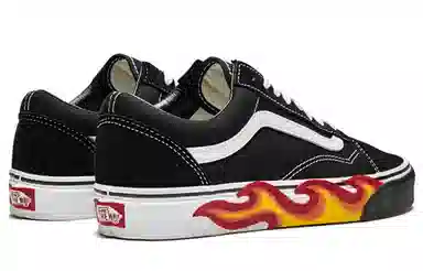 Vans Old Skool Flame Cut Out Black