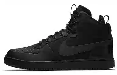 Nike Court Borough Mid Black