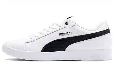 PUMA Smash V2 Leather White Black