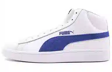 PUMA Smash Mid White Blue