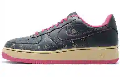 Nike Air Force 1 Low Black Floral Pink