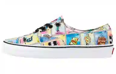 Vans Authentic Pink White Blue