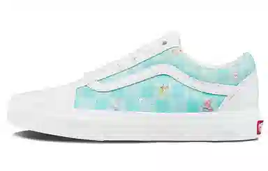 Vans Old Skool Spongebob Squarepants White Blue Print