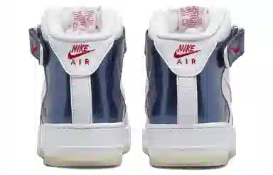 Nike Air Force 1 QS "IUniversity Red and Midnight Navy"
