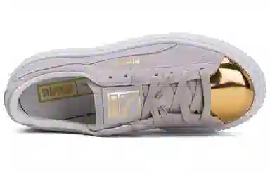 PUMA Suede Platform Gold
