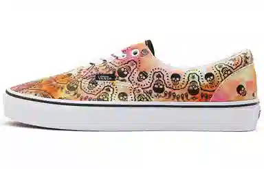 Vans Era Skull Print Orange