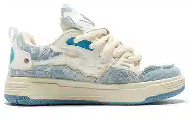 百井坊 超纤皮 休闲舒适透气 时尚板鞋 男款 面包鞋