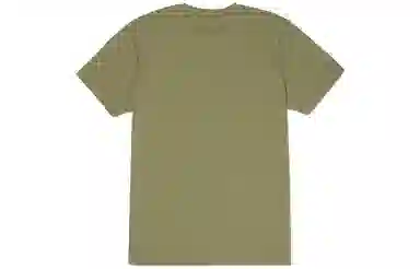 Vans Letter Print Crew Neck T-Shirt Green