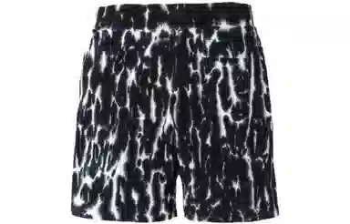 A BATHING APE Shark Embroidery Tie-Dye Camo Shorts
