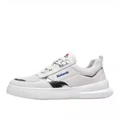 哥仑步 轻底柔软 低帮 板鞋 男款 米白