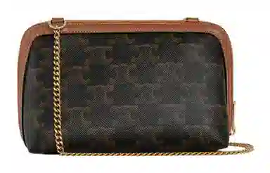 CELINE Triomphe Canvas Chain Bag