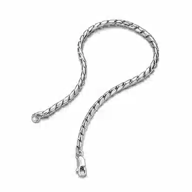 IDEAGEMER Emil Cuban Chain Bracelet 925 Silver