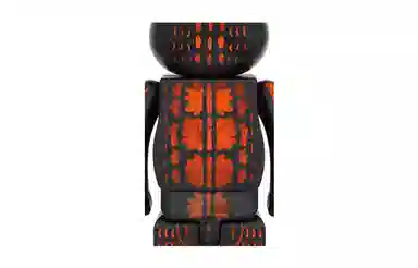 BE@RBRICK Godzilla Transparent Flame Edition