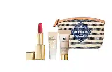 雅诗兰黛 纯色唇膏霜夏日欢乐彩妆套装 易上色