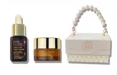 雅诗兰黛 第五代小棕瓶抗蓝光熬夜眼霜 轻奢珍珠小香风礼盒 紧致改善眼部暗沉