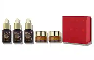 雅诗兰黛 第五代小棕瓶熬夜眼霜+第七代小棕瓶精华液 修护淡纹紧致 小棕瓶眼霜精华心意至上套装