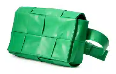 Bottega Veneta Cassette Belt Parakeet Green