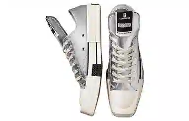 Rick Owens DRKSHDW x Converse Turbodrk Chuck Taylor All Star Silver