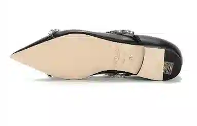 Jimmy Choo Genevi Flat Black