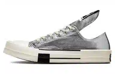 Rick Owens DRKSHDW x Converse Turbodrk Chuck Taylor All Star Silver
