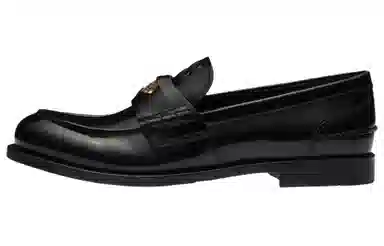 Miu Miu Penny Loafers Black