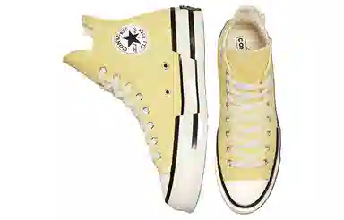 Converse 1970s Chuck Taylor All Star Plus High Top Pale Yellow