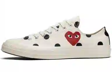 CDG Play x Converse Chuck Taylor All Star 70 Ox White Black