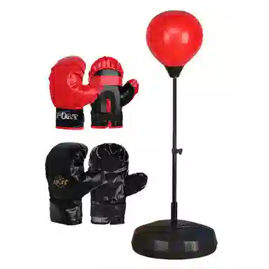 宏登 青少年儿童拳击速度球 不倒翁立式沙袋反应球 家用室内速度球 玩具