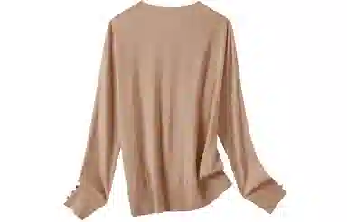 恒源祥 精纺圆领长袖薄款开衫毛衣 女款