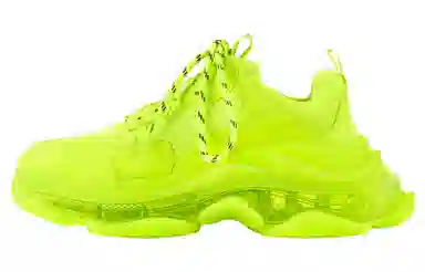 Balenciaga Triple S Clear Sole Fluorescent Yellow