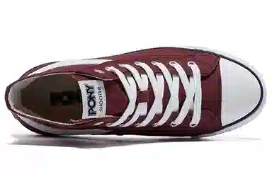 Pony Shooter High Top Burgundy