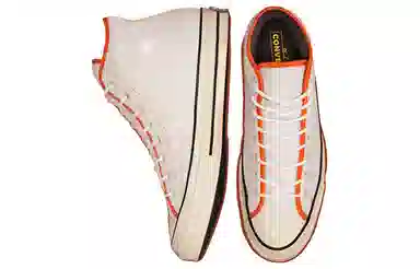 Converse 1970s East Village Explorer Chuck High Top White Orange