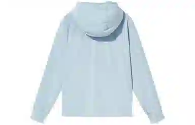 乔丹 纯色冰肤薄款户外连帽防晒服 女款 梦幻蓝