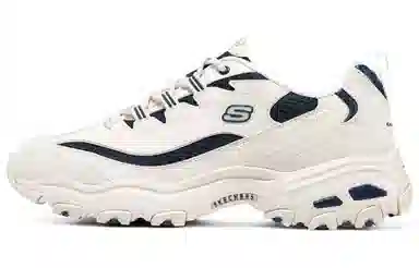 Skechers D'LITES 1.0 White Blue