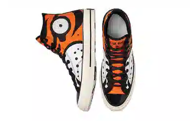 Converse 1970s Black White Orange
