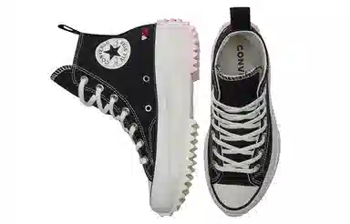 Converse Run Star Hike Black White Red