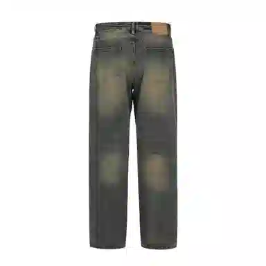 MT99 Vintage Yellow Mud Wash Jeans
