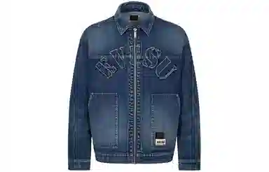 EVISU AW23 3D Seagull Logo Denim Jacket