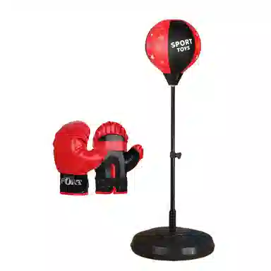 宏登 青少年儿童拳击速度球 不倒翁立式沙袋反应球 家用室内速度球 玩具