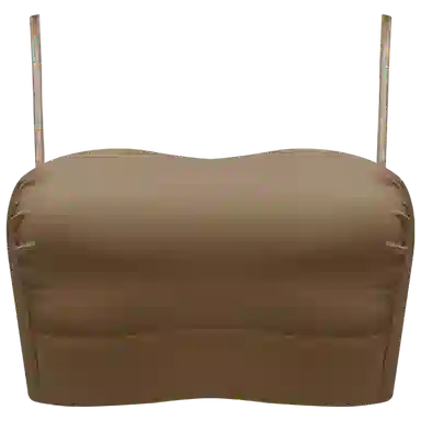 多情猫  纯色抹胸聚拢防下垂美背薄款 防走光吊带显瘦背心一体杯文胸