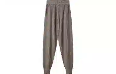 恒源祥 纯色松紧系带针织休闲裤 男女同款