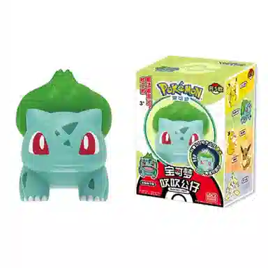 灵动创想 皮卡丘可梦吹吹灯 玩具 周边公仔摆件小夜灯