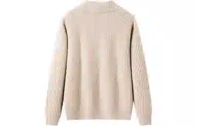 恒源祥 纯色保暖长袖毛衣 男女同款